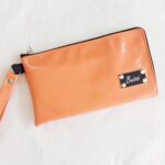 Maxi Billetera charol liso. ULTIMAS NARANJA