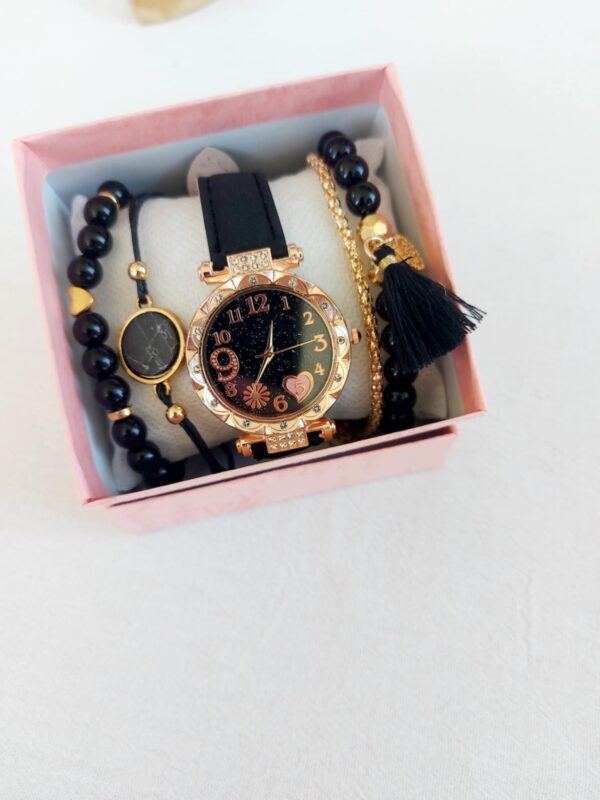Reloj en cajita con accesorios - Imagen 6