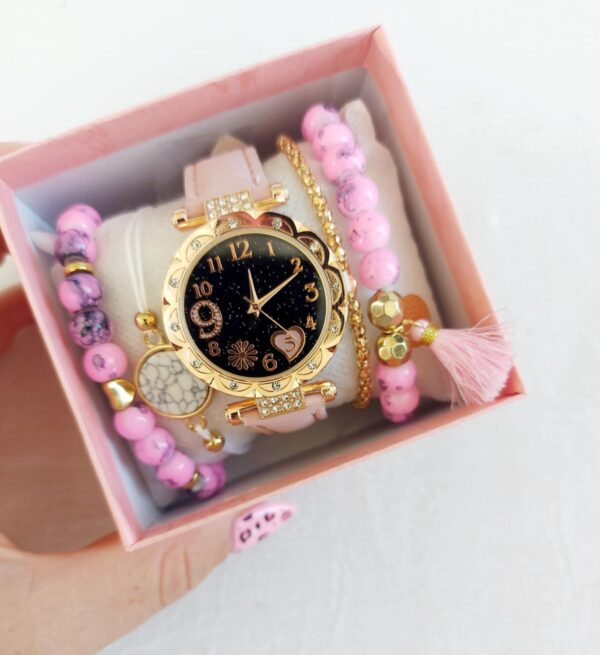 Reloj en cajita con accesorios - Imagen 10