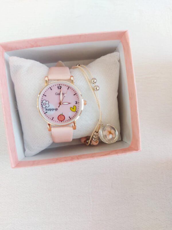 Reloj infantil en cajita con pulsera - Imagen 2