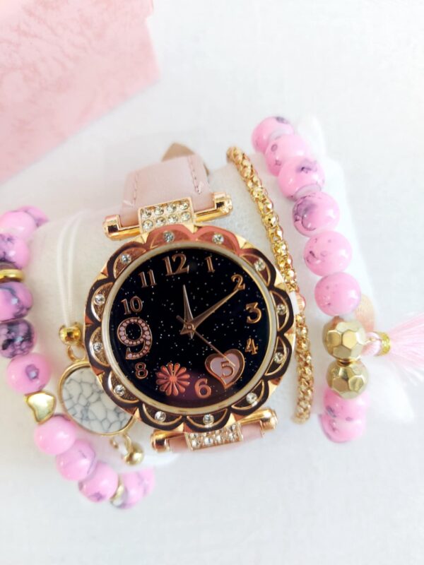 Reloj en cajita con accesorios - Imagen 8