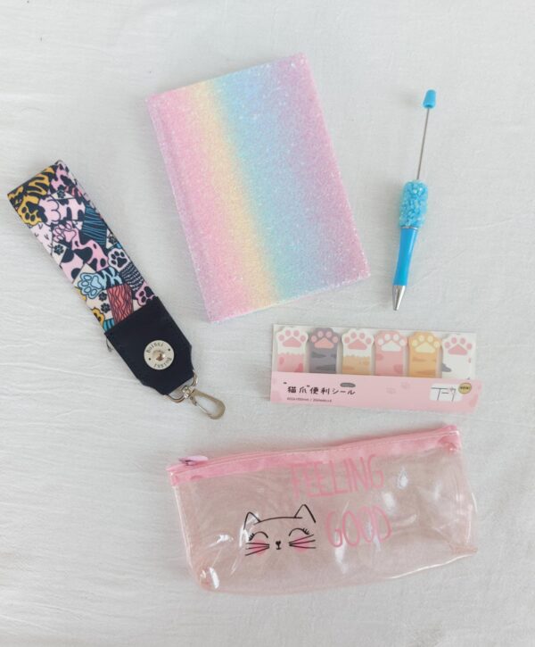 Combo cuaderno gliter + accesorios - Imagen 8