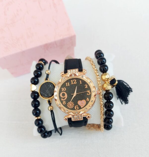 Reloj en cajita con accesorios - Imagen 2