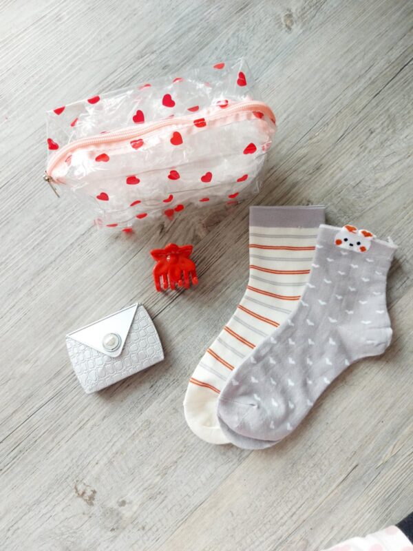 Estuche + pack x 2 medias + espejito + broche - Imagen 2